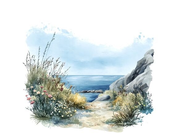 Download 10 Seaside Nature Landscape Clipart - Premium Resources