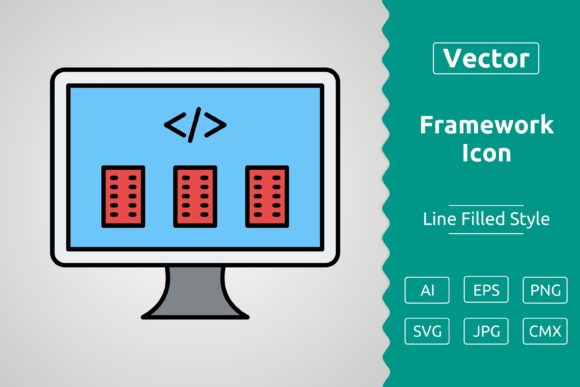 Download Vector Framework Filled Outline Icon - Framework Collection