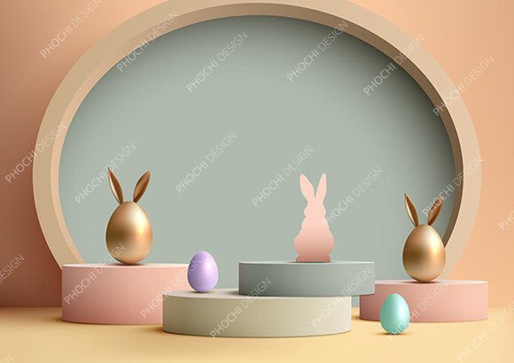 Download Showcase Product Festive Easter Scene - Showcase Collection
