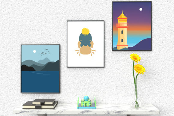 Download Printable Sea Wall Art Set of 3 Prints - Premium Bundle